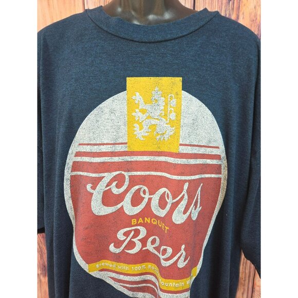 ToeLuv Coors Banquet Beer Graphic Tshirt 4XLT - Picture 3 of 6